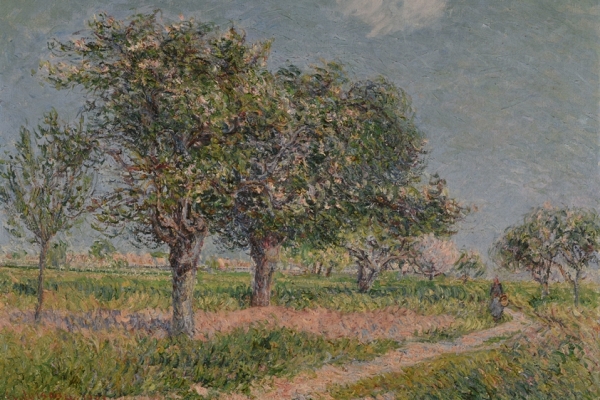 Blühende Apfelbäume in der Normandie – 1903