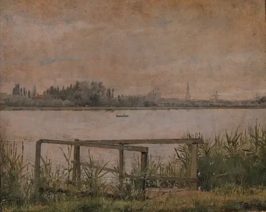 Blick auf Kopenhagen von Dosseringen aus - 1835