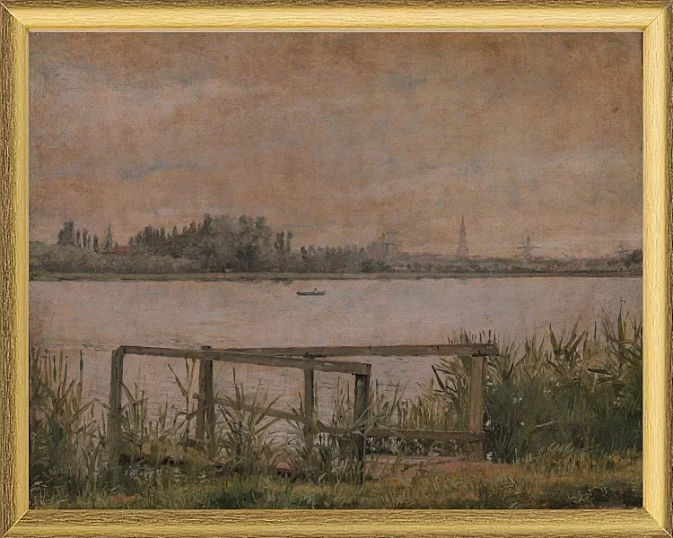 Blick auf Kopenhagen von Dosseringen aus - 1835