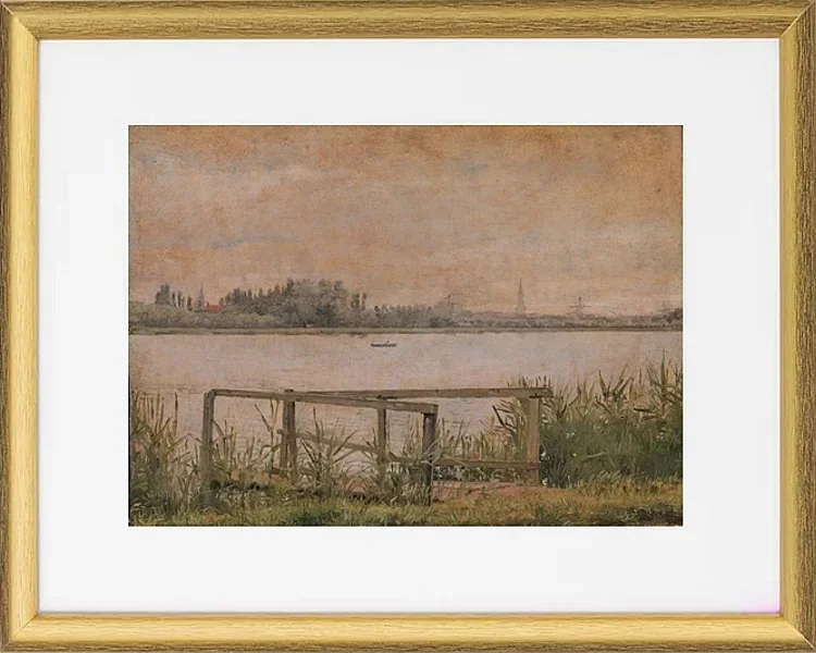 Blick auf Kopenhagen von Dosseringen aus - 1835