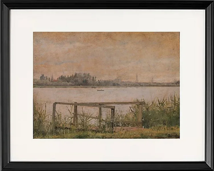 Blick auf Kopenhagen von Dosseringen aus - 1835