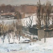 Blick auf den Oosterpark Amsterdam - 1892