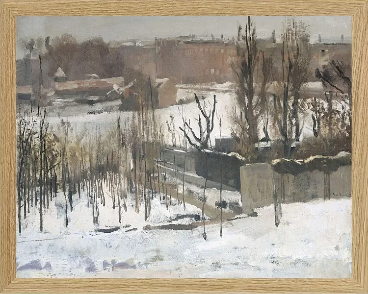 Blick auf den Oosterpark Amsterdam - 1892