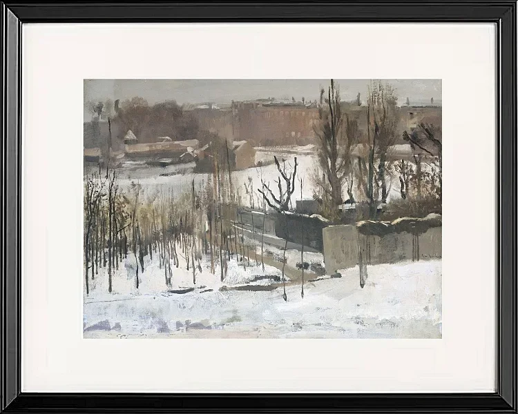 Blick auf den Oosterpark Amsterdam - 1892