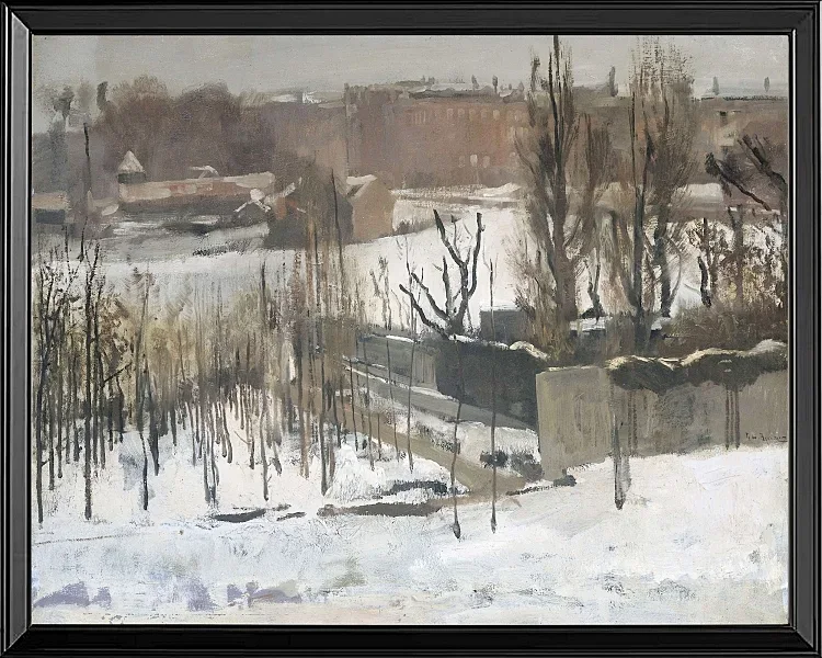 Blick auf den Oosterpark Amsterdam - 1892