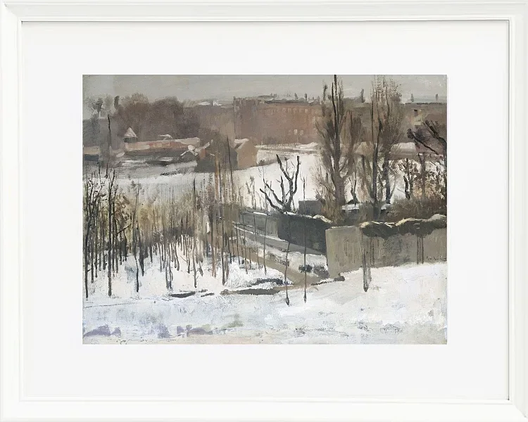 Blick auf den Oosterpark Amsterdam - 1892