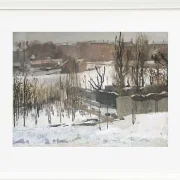 Blick auf den Oosterpark Amsterdam - 1892