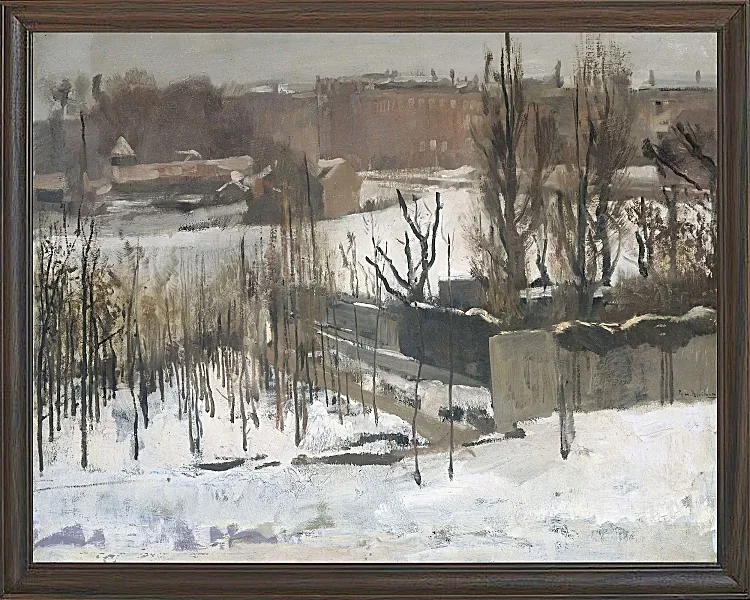 Blick auf den Oosterpark Amsterdam - 1892