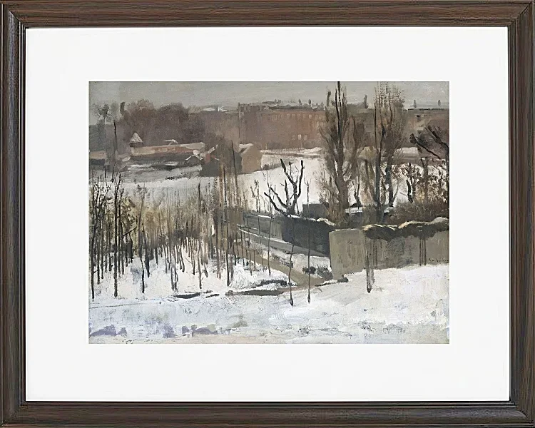 Blick auf den Oosterpark Amsterdam - 1892