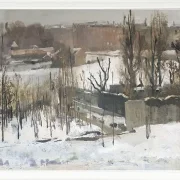 Blick auf den Oosterpark Amsterdam - 1892