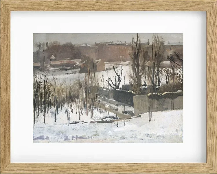 Blick auf den Oosterpark Amsterdam - 1892