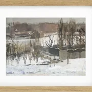 Blick auf den Oosterpark Amsterdam - 1892