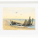 Wrack am Strand Nordstranden - 1832