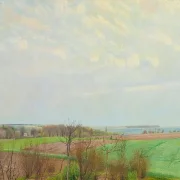 Blick auf den Roskilde Fjord, Vorfrühling - 1903