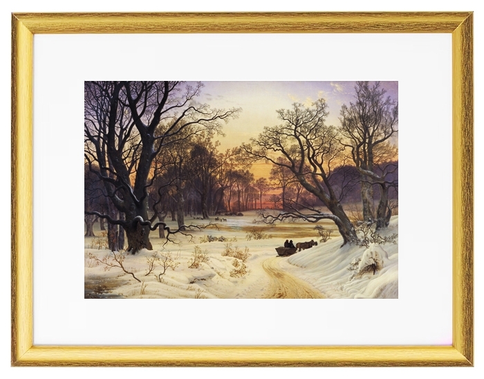 Winternacht im Wald – 1853
