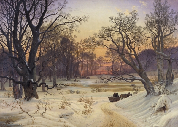 Winternacht im Wald – 1853