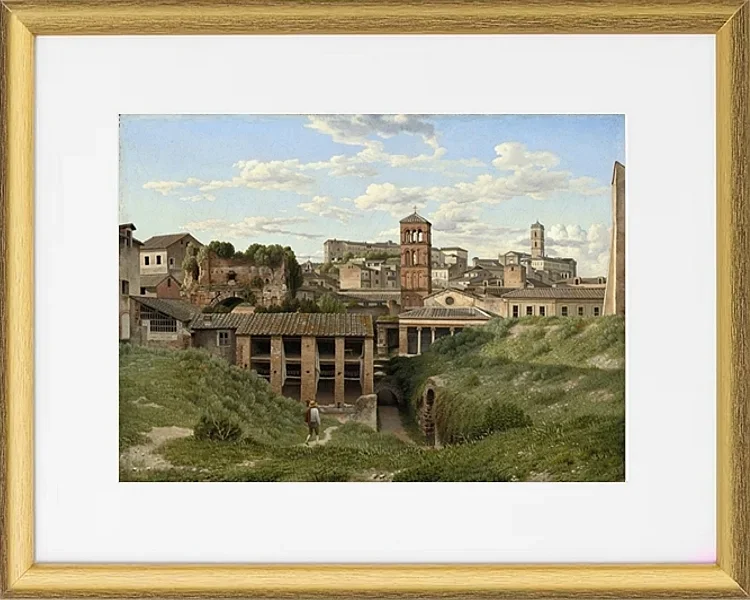 Blick auf die Cloaca Maxima Rom - 1814