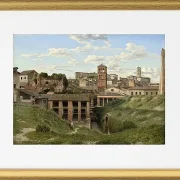 Blick auf die Cloaca Maxima Rom - 1814