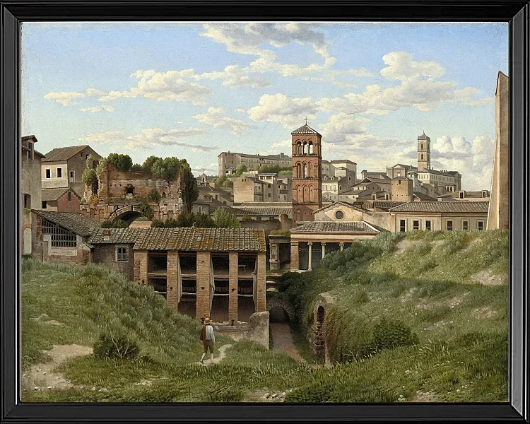 Blick auf die Cloaca Maxima Rom - 1814