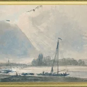 Blick auf die Elbe bei Dresden - 1824