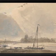 Blick auf die Elbe bei Dresden - 1824