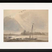 Blick auf die Elbe bei Dresden - 1824