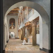 Blick auf die Kirche San Lorenzo außerhalb der Mauern – 1815