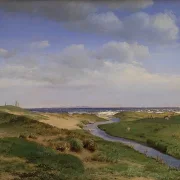 Blick auf die Nordküste Seelands bei Dronningmølle – 1843
