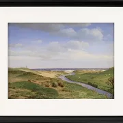Blick auf die Nordküste Seelands bei Dronningmølle – 1843