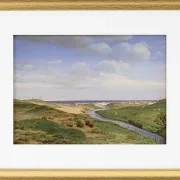 Blick auf die Nordküste Seelands bei Dronningmølle – 1843