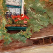 Blick auf ein Bauernhaus in den Niederlanden – 1898