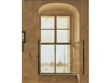 Blick aus dem Atelier des Künstlers - 1806