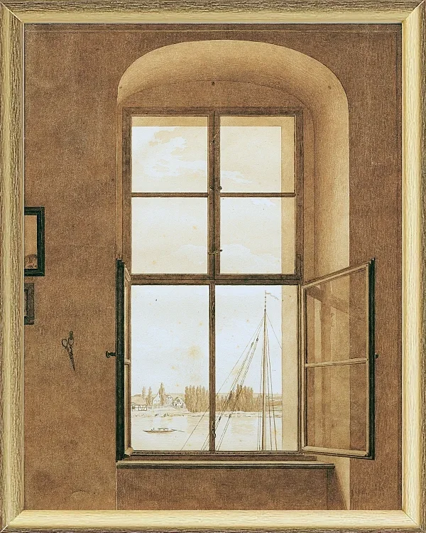 Blick aus dem Atelier des Künstlers - 1806