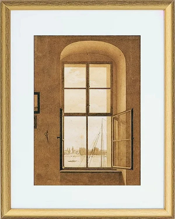 Blick aus dem Atelier des Künstlers - 1806