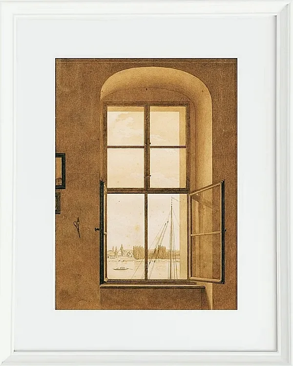 Blick aus dem Atelier des Künstlers - 1806