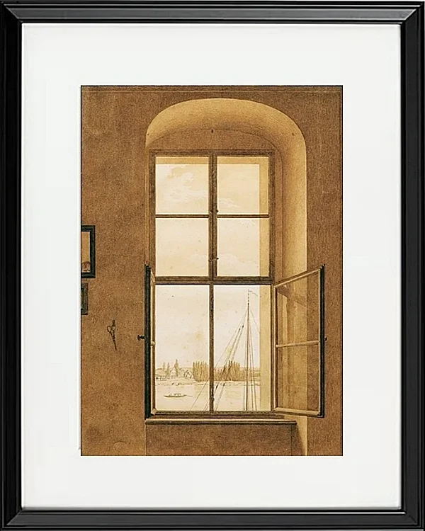 Blick aus dem Atelier des Künstlers - 1806