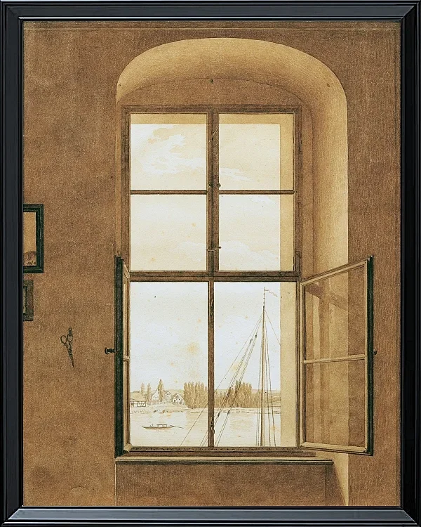 Blick aus dem Atelier des Künstlers - 1806