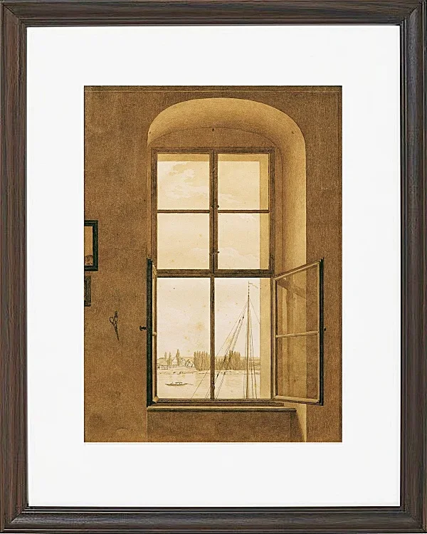 Blick aus dem Atelier des Künstlers - 1806