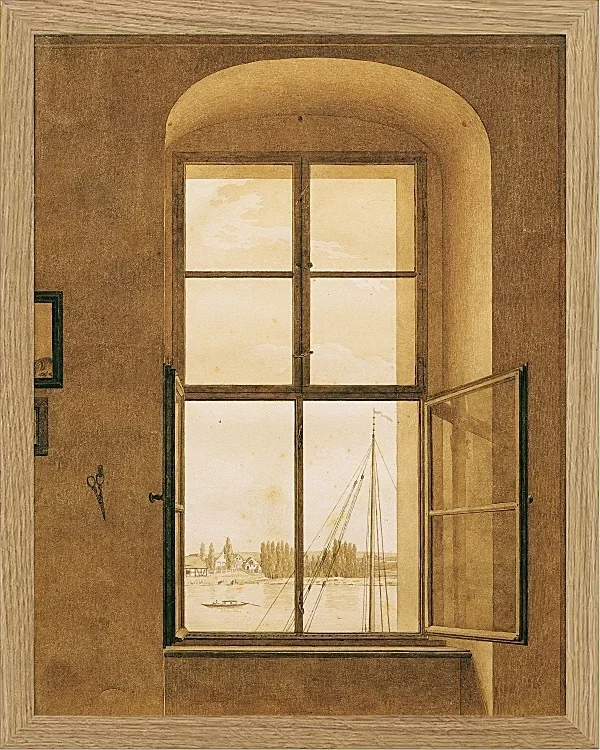 Blick aus dem Atelier des Künstlers - 1806