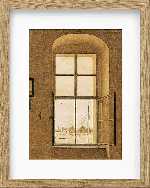 Blick aus dem Atelier des Künstlers - 1806