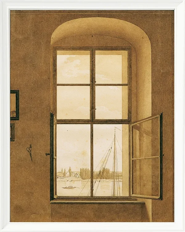 Blick aus dem Atelier des Künstlers - 1806