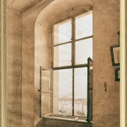 Blick aus dem Atelier des Künstlers in Dresden - 1805