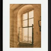 Blick aus dem Atelier des Künstlers in Dresden - 1805