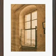 Blick aus dem Atelier des Künstlers in Dresden - 1805