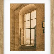 Blick aus dem Atelier des Künstlers in Dresden - 1805