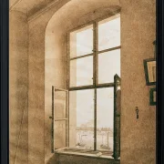 Blick aus dem Atelier des Künstlers in Dresden - 1805