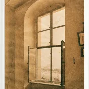 Blick aus dem Atelier des Künstlers in Dresden - 1805