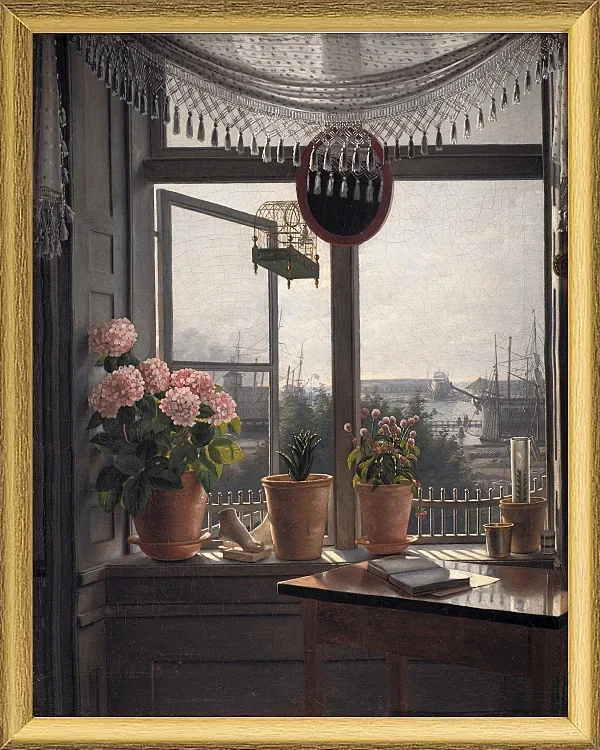 Udsigt fra kunstnerens værelse - 1825