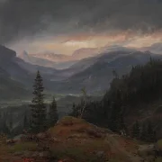 Blick über Hallingdal - 1844