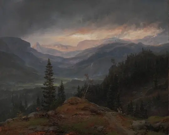 Blick über Hallingdal - 1844